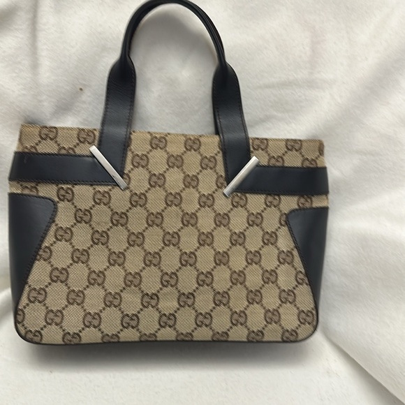 Gucci small tote clean one call out, silver hardware - Picture 2 of 8